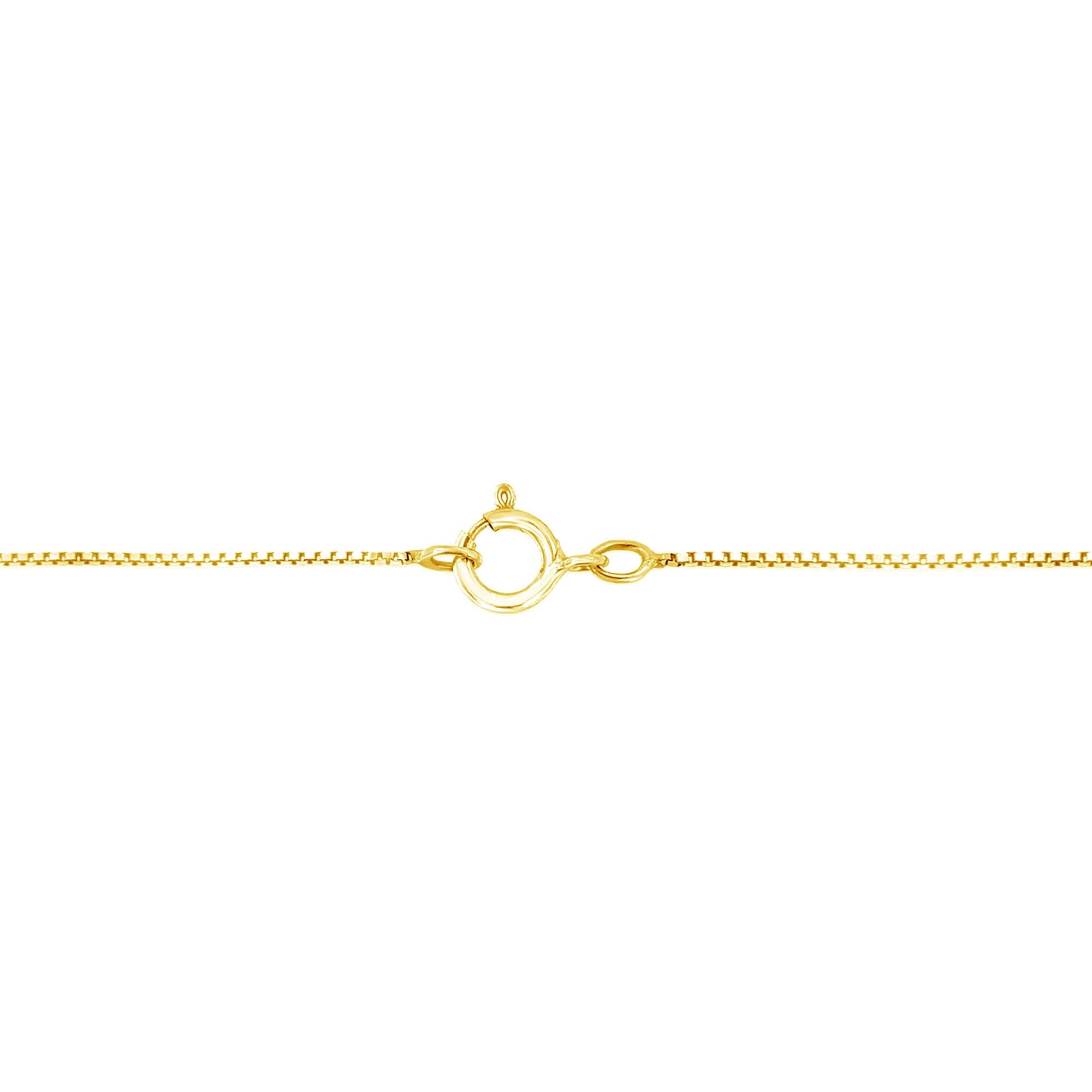 14K Yellow Gold Plated .925 Sterling Silver 1/2 Cttw Color Treated Diamond Square Pendant Necklace (Blue, Yellow, I2-I3